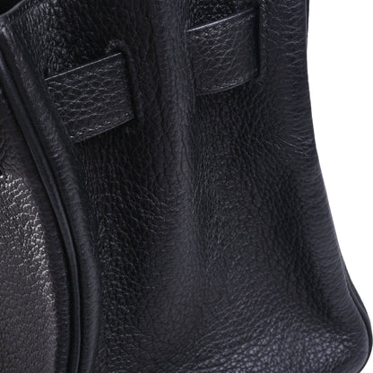 Shoulder Kelly Fringe Togo Black GP □M engraved