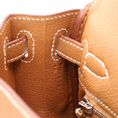 Kelly 25 Togo Gold SS W engraved