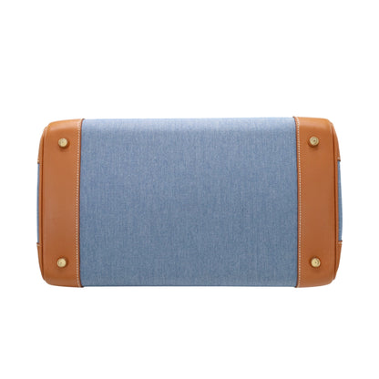 Birkin 35 Gulliver Toile Jean Gold Blue Indigo GP □BStamp