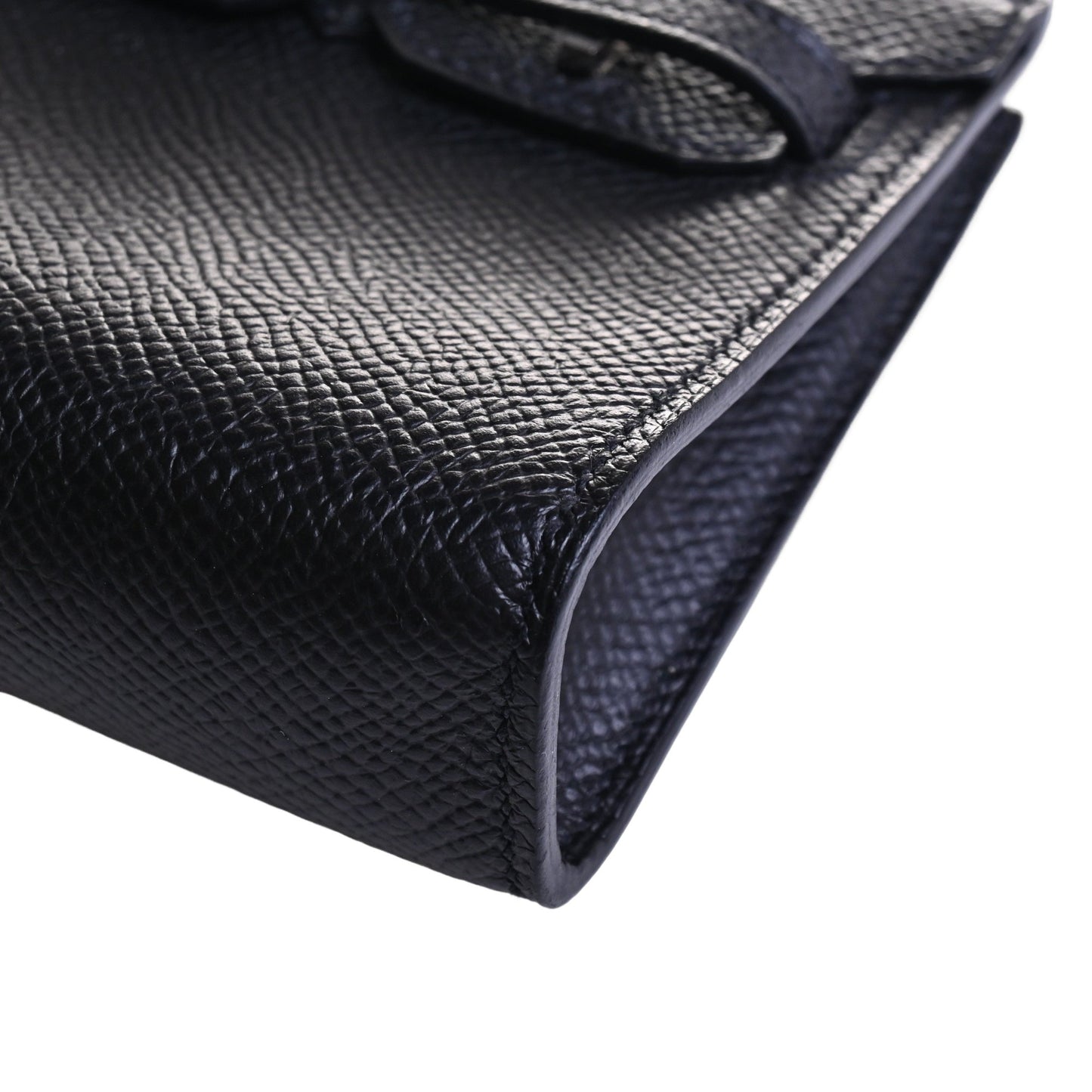 バーキンタイニー　ヴォーエプソン　ブラック　SS　□O刻印