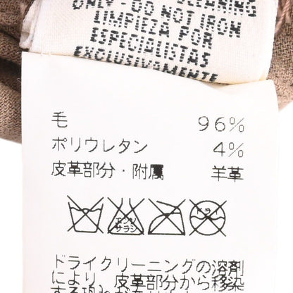 トレンチコート　ウール混　ベージュ　42