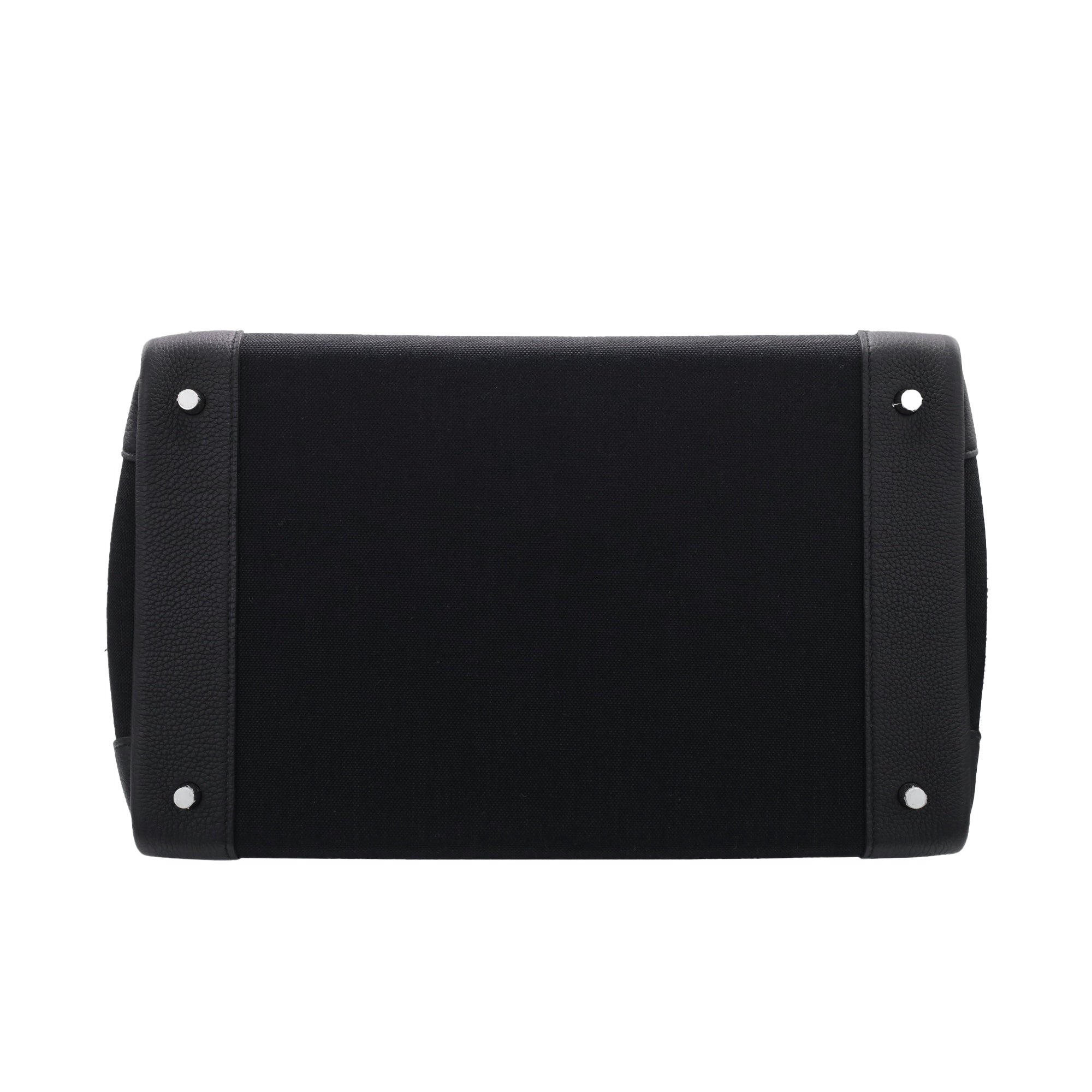 HERMES Hautacroix 40 Toile Military Togo Black SS KStamp – LALÙE