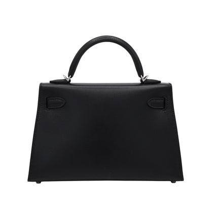 Mini Kelly 2 Panpille Box Lustre Tatterakt Sombrero Black SS G stamp