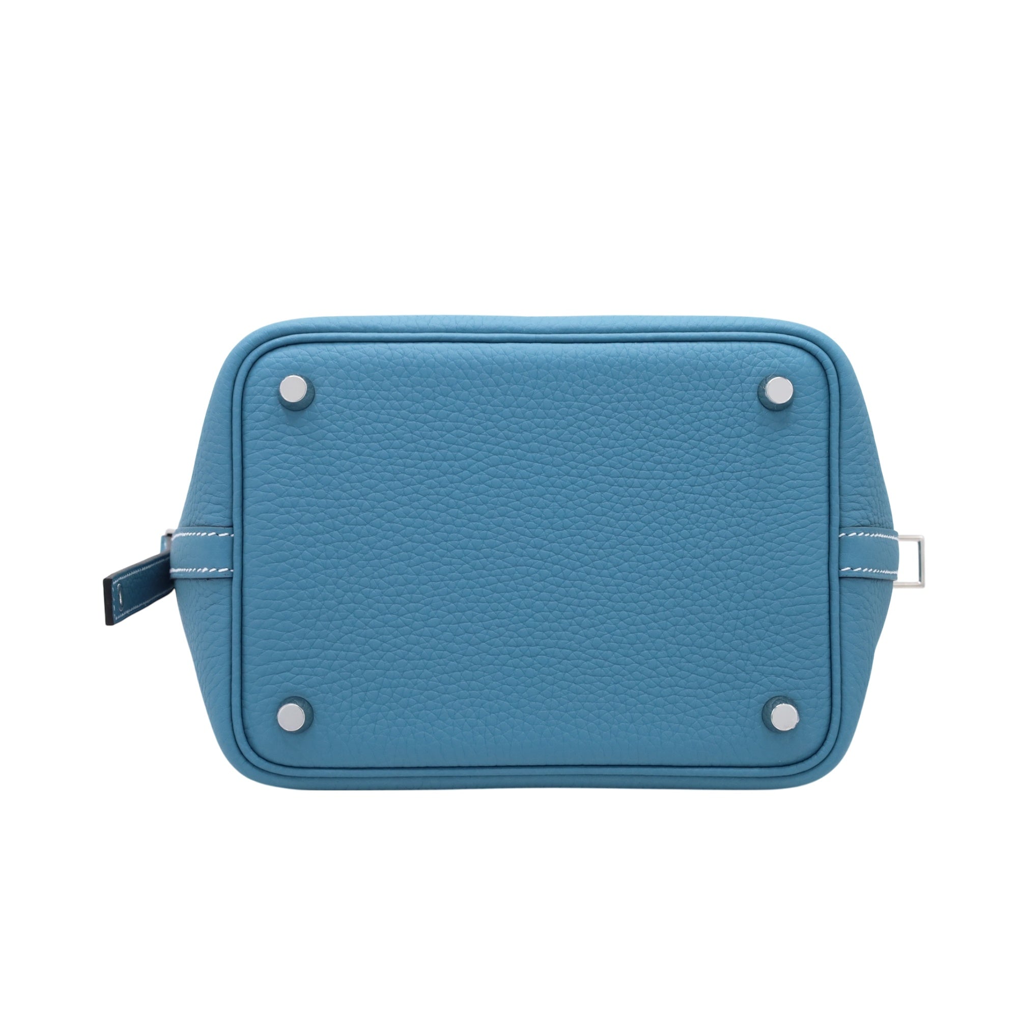 HERMES ピコタンロックPM トリヨンクレマンス ニューブルージーン SS K