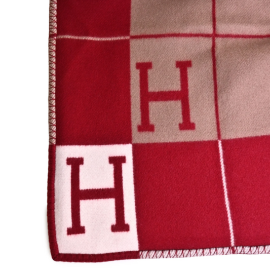 プレートアヴァロン3　毛　カシミヤ　エクリュ　ルージュアッシュ