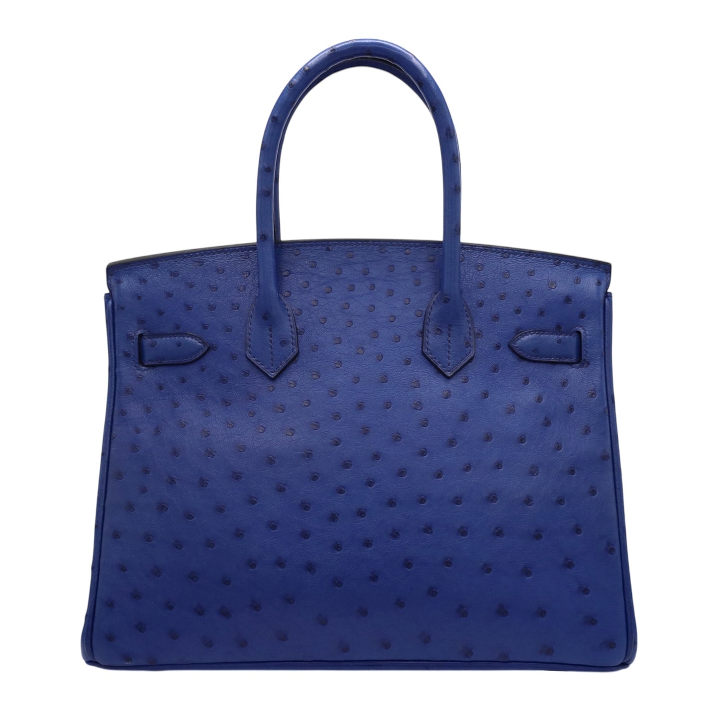 バーキン30　オーストリッチ　ブルーアイリス　SS　C刻印