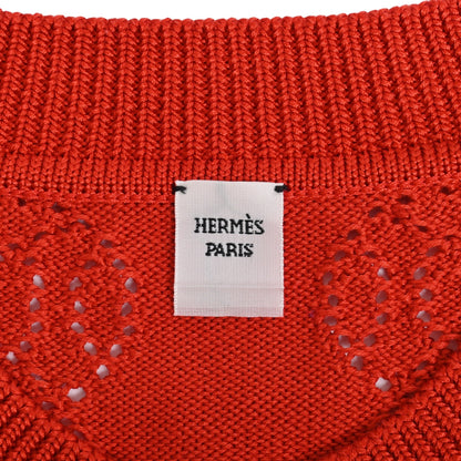 カーディガン　マイクロHリフト　レーヨン　レッド　38