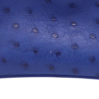 バーキン30　オーストリッチ　ブルーアイリス　SS　C刻印