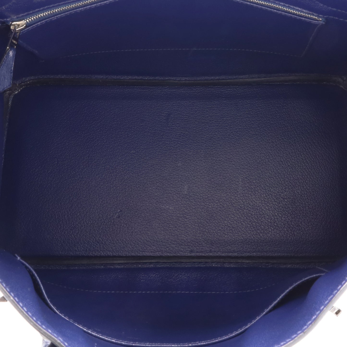 バーキン30　オーストリッチ　ブルーアイリス　SS　T刻印