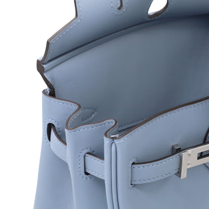 バーキン25　ヴォースイフト　ブルーラン　SS　W刻印