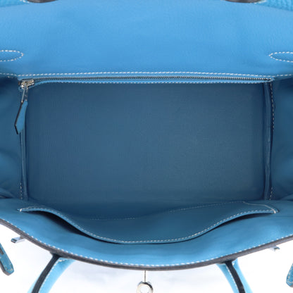 Birkin 30 Toile Jean Togo 蓝色牛仔裤 SS □F刻印