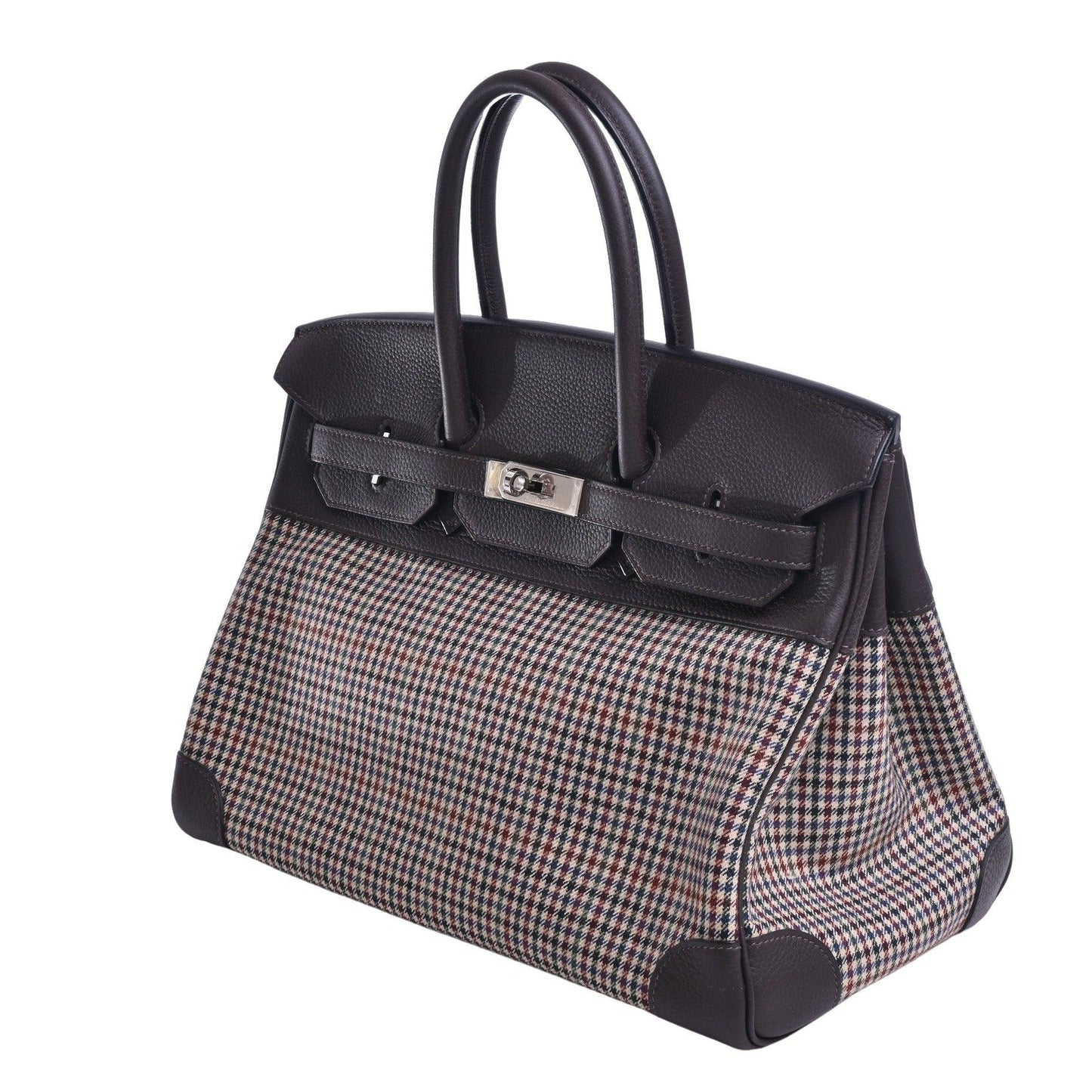 バーキン35　レナージュ　カロ　トリヨンクレマンス　エベンヌ　SS　□K刻印