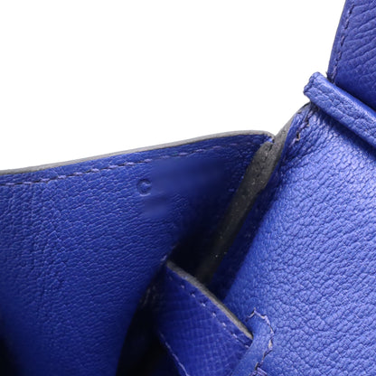 Birkin 35VeauEpsomBlue Royale GP CStamp