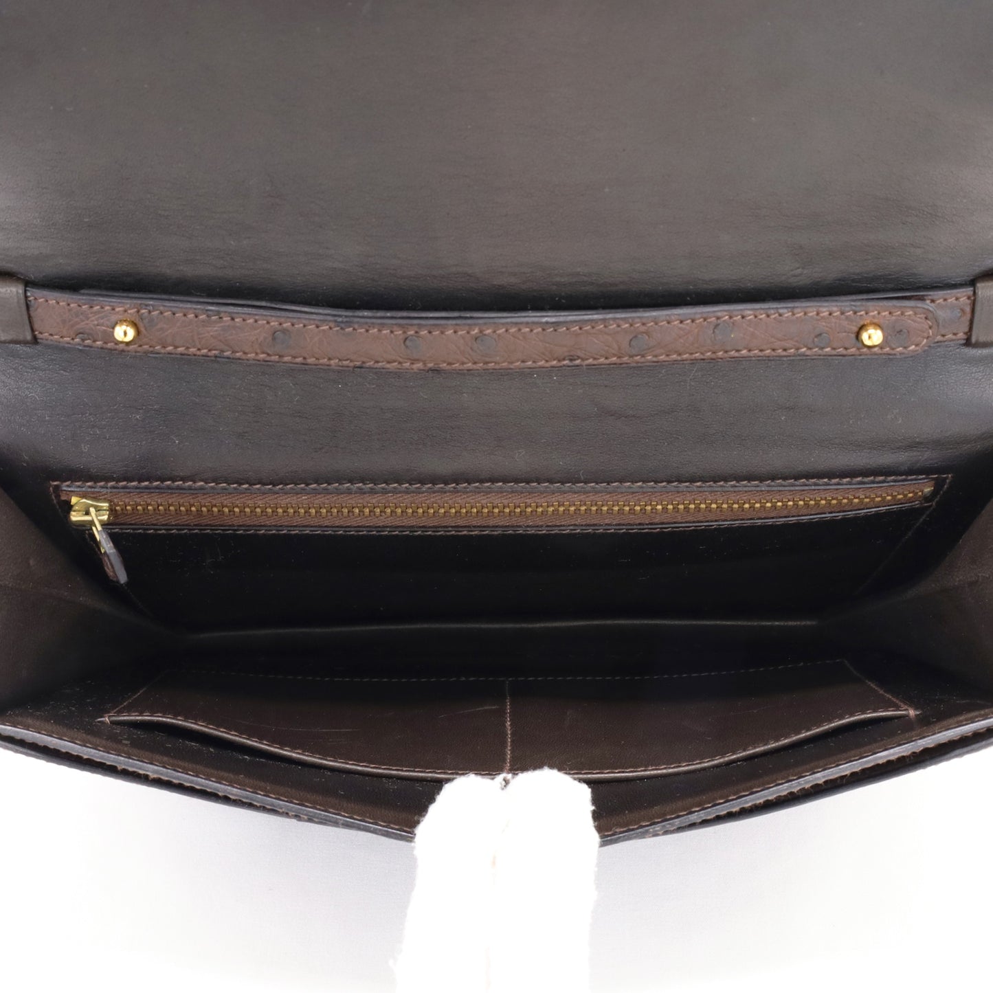 Eugenie Ostrich Brown GP