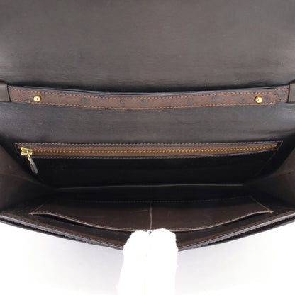 Eugenie Ostrich Brown GP