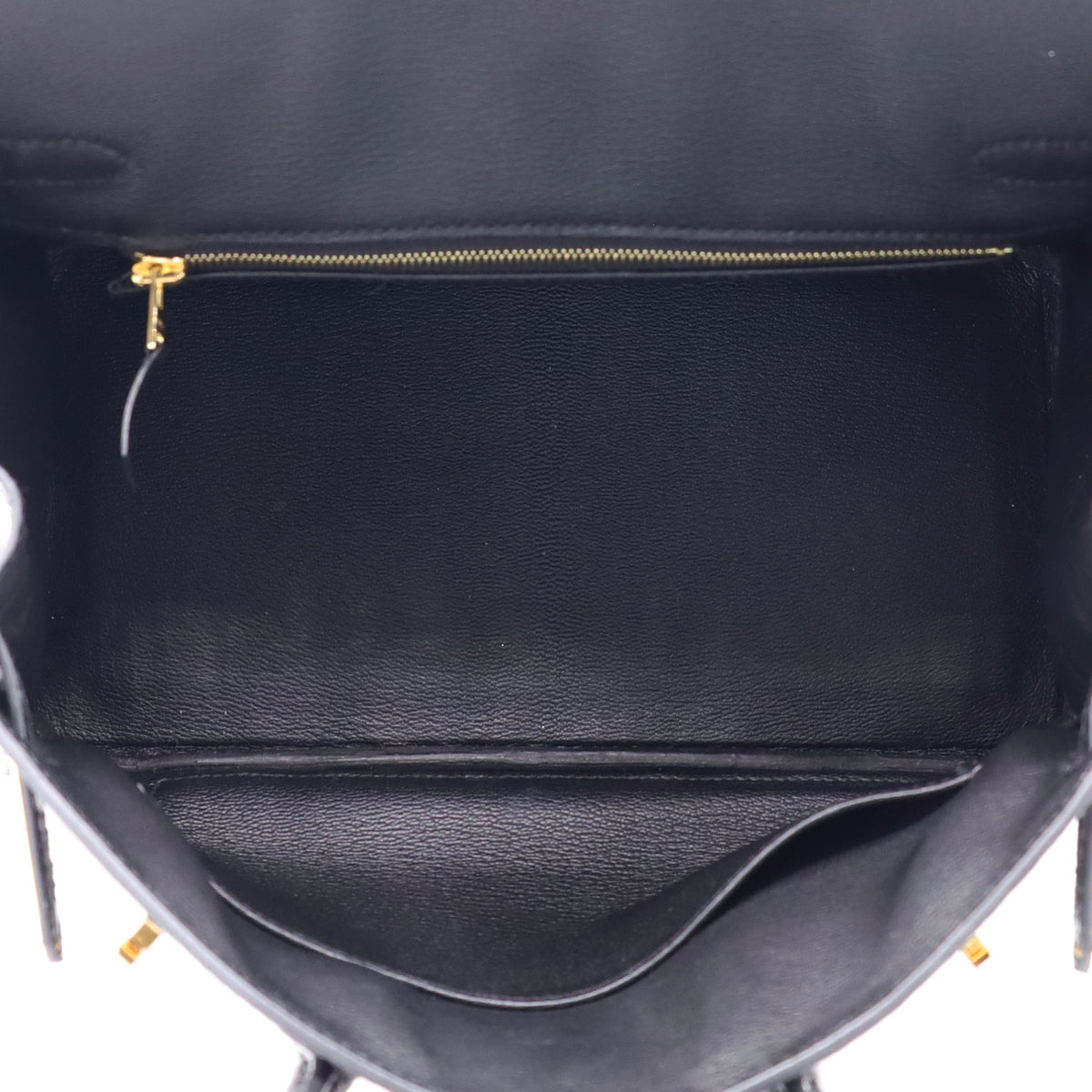 Birkin 25 Porosus Black GP ZStamp