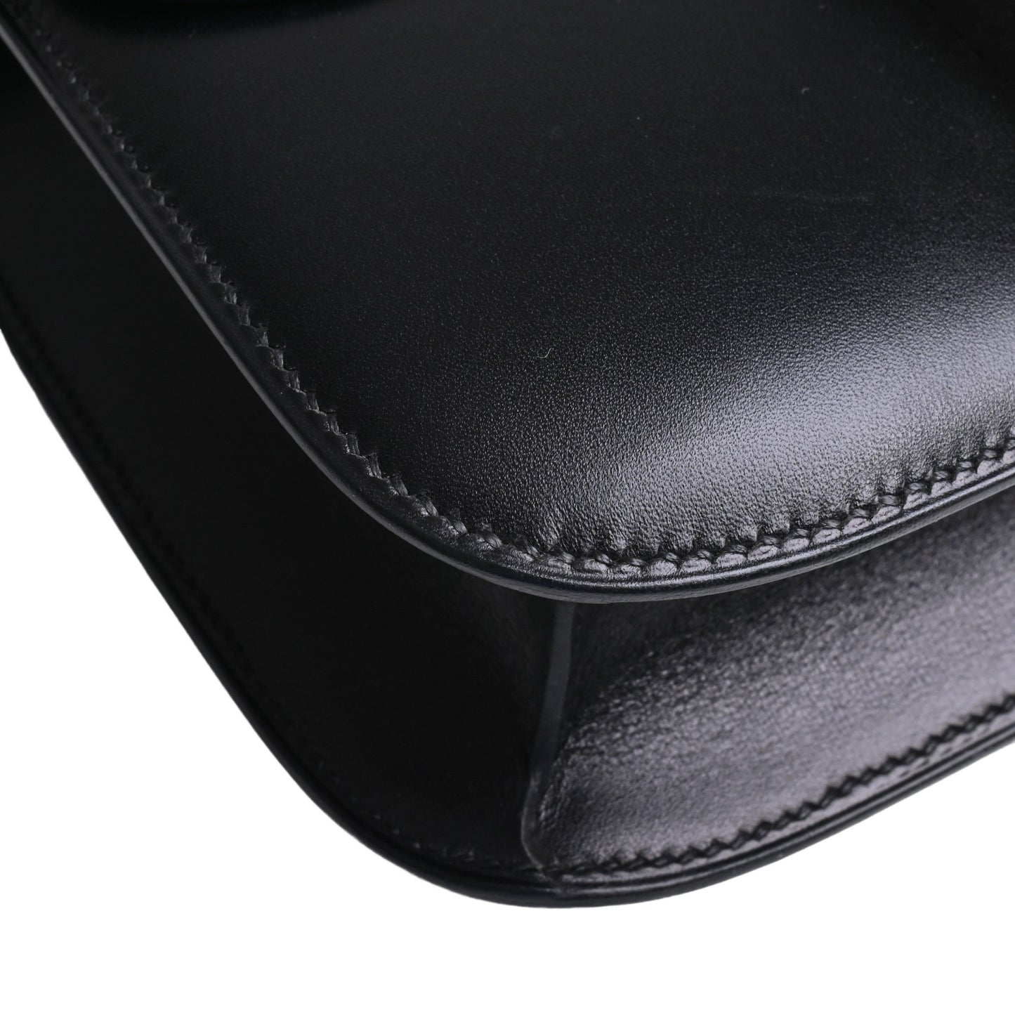 コンスタンス　ボックスカーフ　ブラック　SS　□E刻印