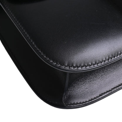 コンスタンス　ボックスカーフ　ブラック　SS　□E刻印