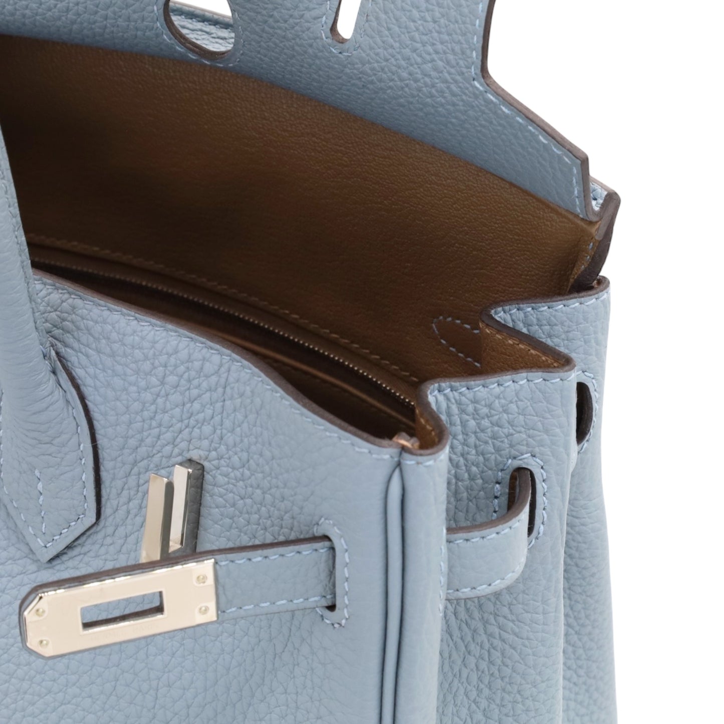 Birkin 25 Verso Togo Blue Run 米色 de Weimar SS U刻印