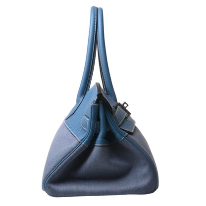 Shoulder Birkin Torillon Clemence Denim Blue Jean SS □K engraved