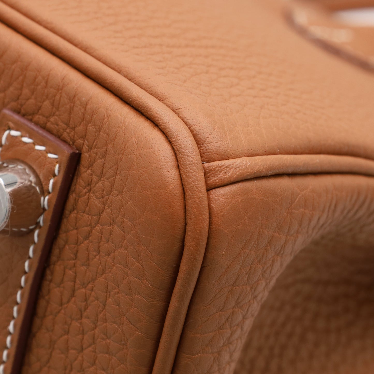 Birkin 25 Togo Gold SS KStamp