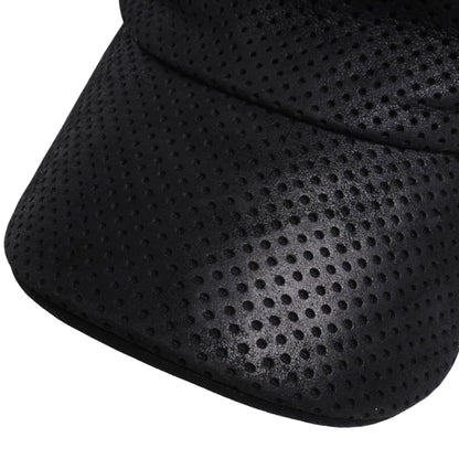 Jet Cap Punched Leather Black 61