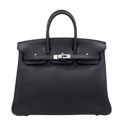 バーキン25　トゴ　ブラック　SS　X刻印