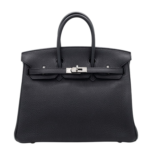 バーキン25　トゴ　ブラック　SS　X刻印