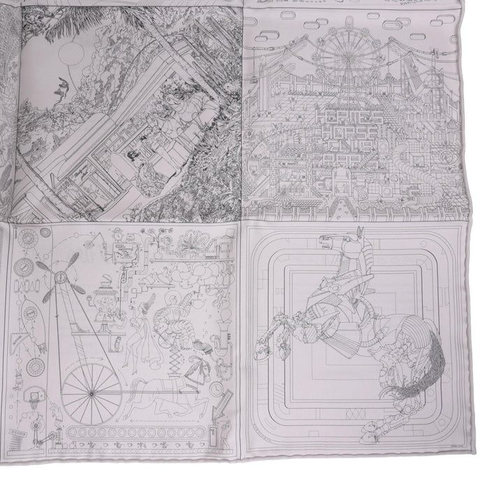 カレ60　ロボカバール　シルク　グレー