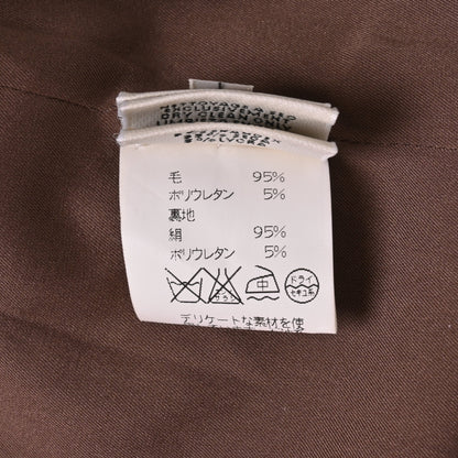 テーラードジャケット　カシミヤ　チャコール　40