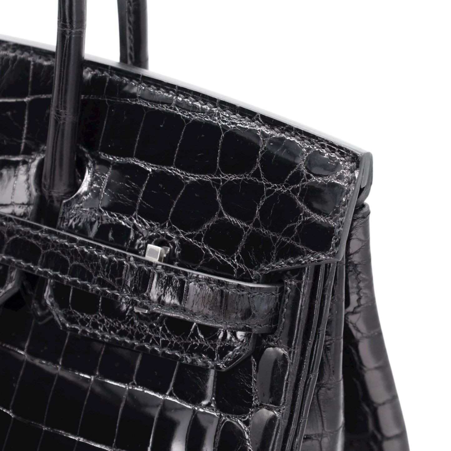 バーキン25　ニロティカス　ブラック　SS　D刻印