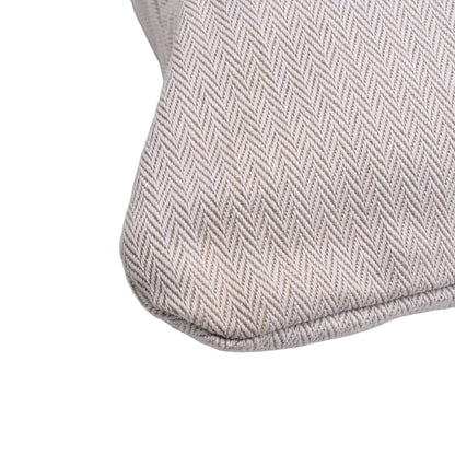 アリーヌGM　トワルシェブロン　アイボリー　ブルージーン