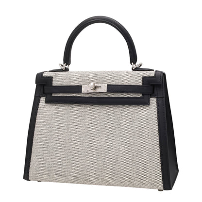 ケリー25　ヴォースイフト　トワルアッシュ　ブラック　エクリュ　SS　K刻印