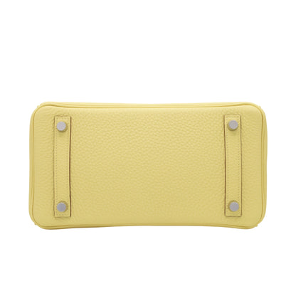 Birkin 25 Togo Jaune Poussin SS K stamp