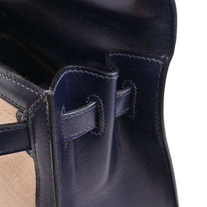 Kelly 32 Crinolan Box Calf Blue Indigo GP □J Engraved