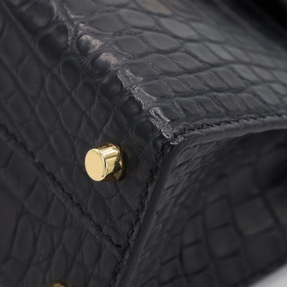 ミニケリー2　アリゲーターマット　ブラック　GP　W刻印