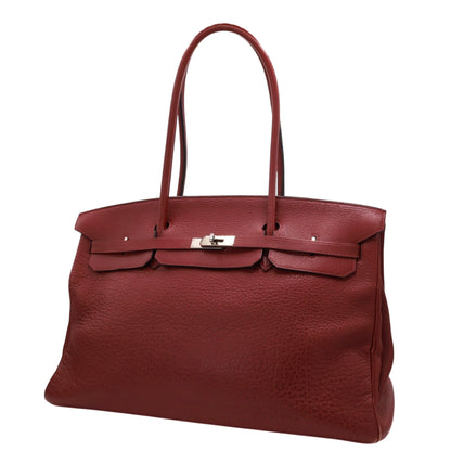 Birkin 45 Long Shoulder Buffle Skipper Rouge Ash SS □DStamp