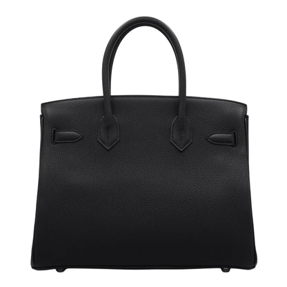 Birkin 30 Togo Black SS C engraved