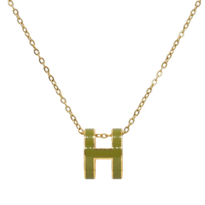 ポップアッシュ　ネックレス　グリーン　GP