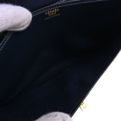 アルカザール　ボックスカーフ　ブルーインディゴ　GP　〇Ｎ刻印