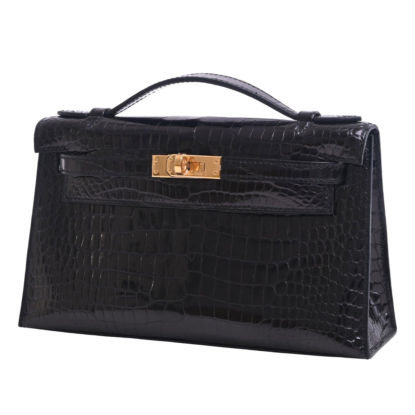 Pochette Kelly Polosus Black GP B engraved