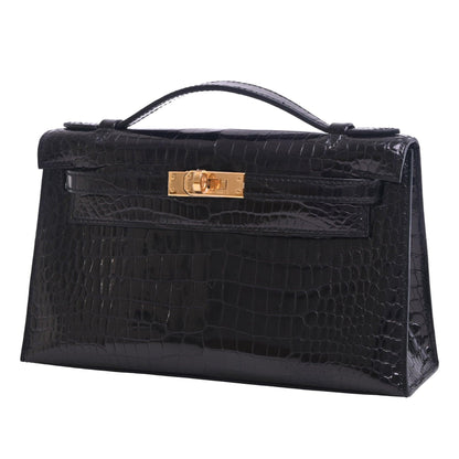 Pochette Kelly Polosus Black GP B engraved