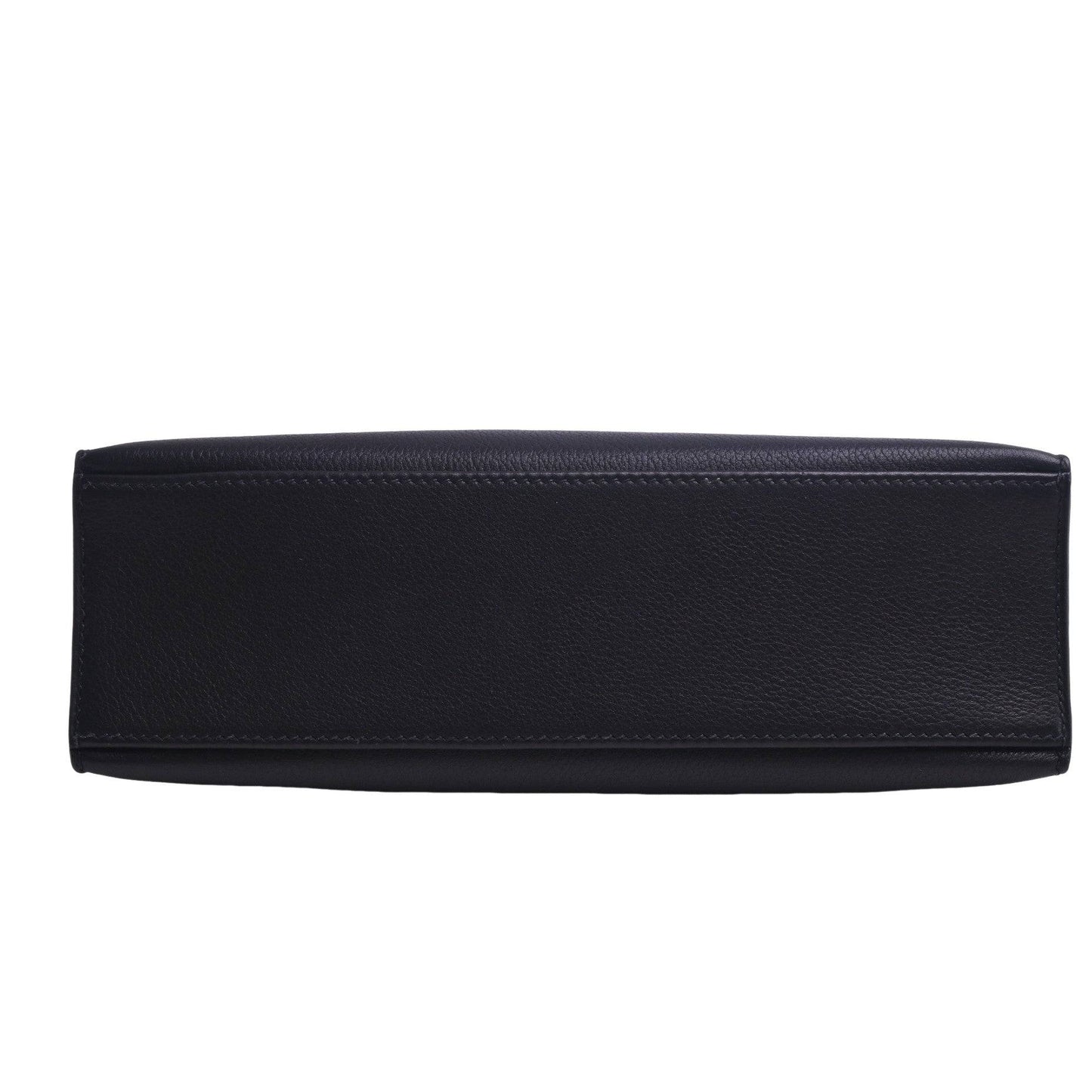 Pochette Kelly Evergrain Black SS □I engraved