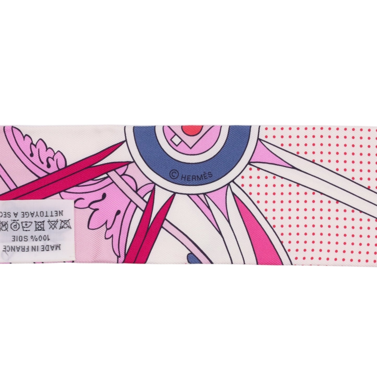 ツイリー　ジュージワシントンの馬車　シルク　ピンク