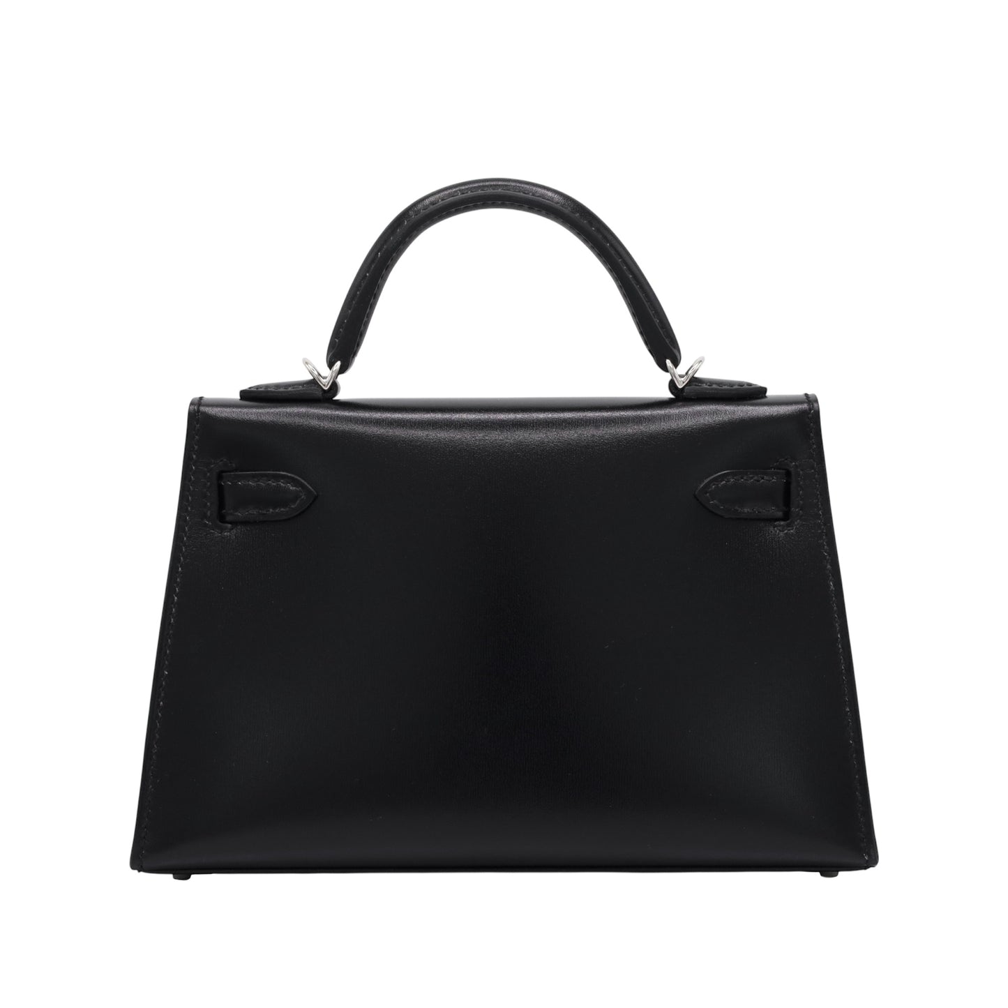 Mini Kelly 2 Box Calf Black SS K Stamp