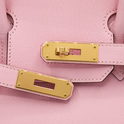 バーキン30　シェーブル　ローズサクラ　GP　X刻印