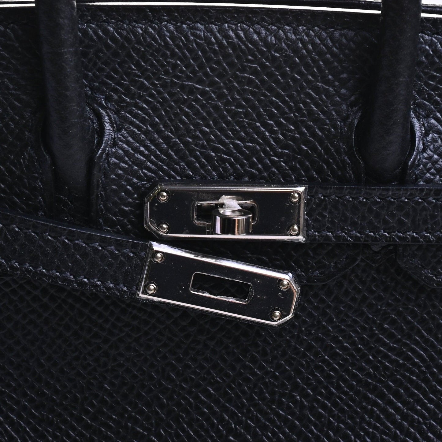 バーキンタイニー　ヴォーエプソン　ブラック　SS　□O刻印