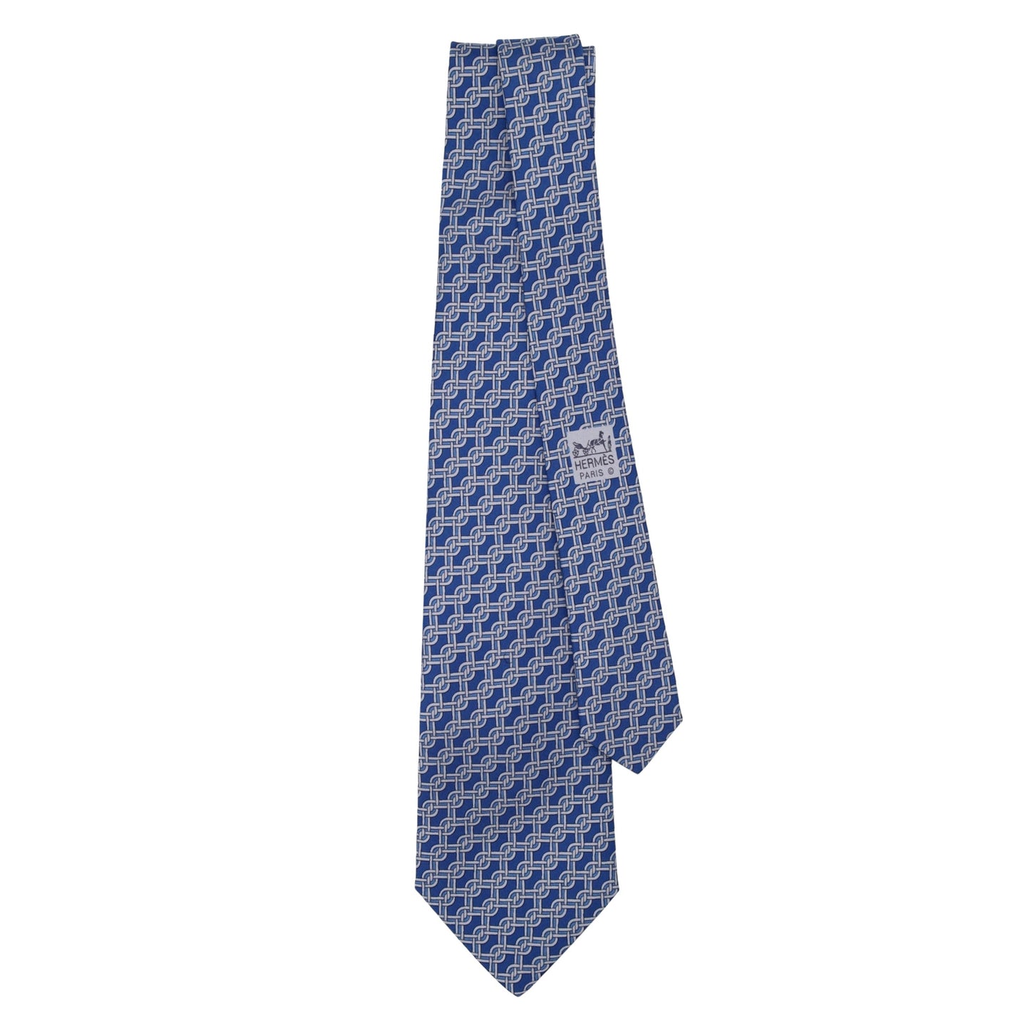 ネクタイ　シルク　ブルー