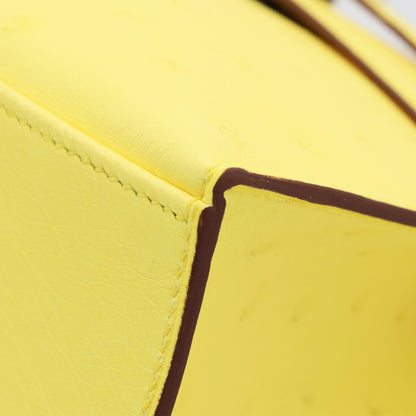 ポシェットケリー　オーストリッチ　ジョーヌシトロン　SS　K刻印