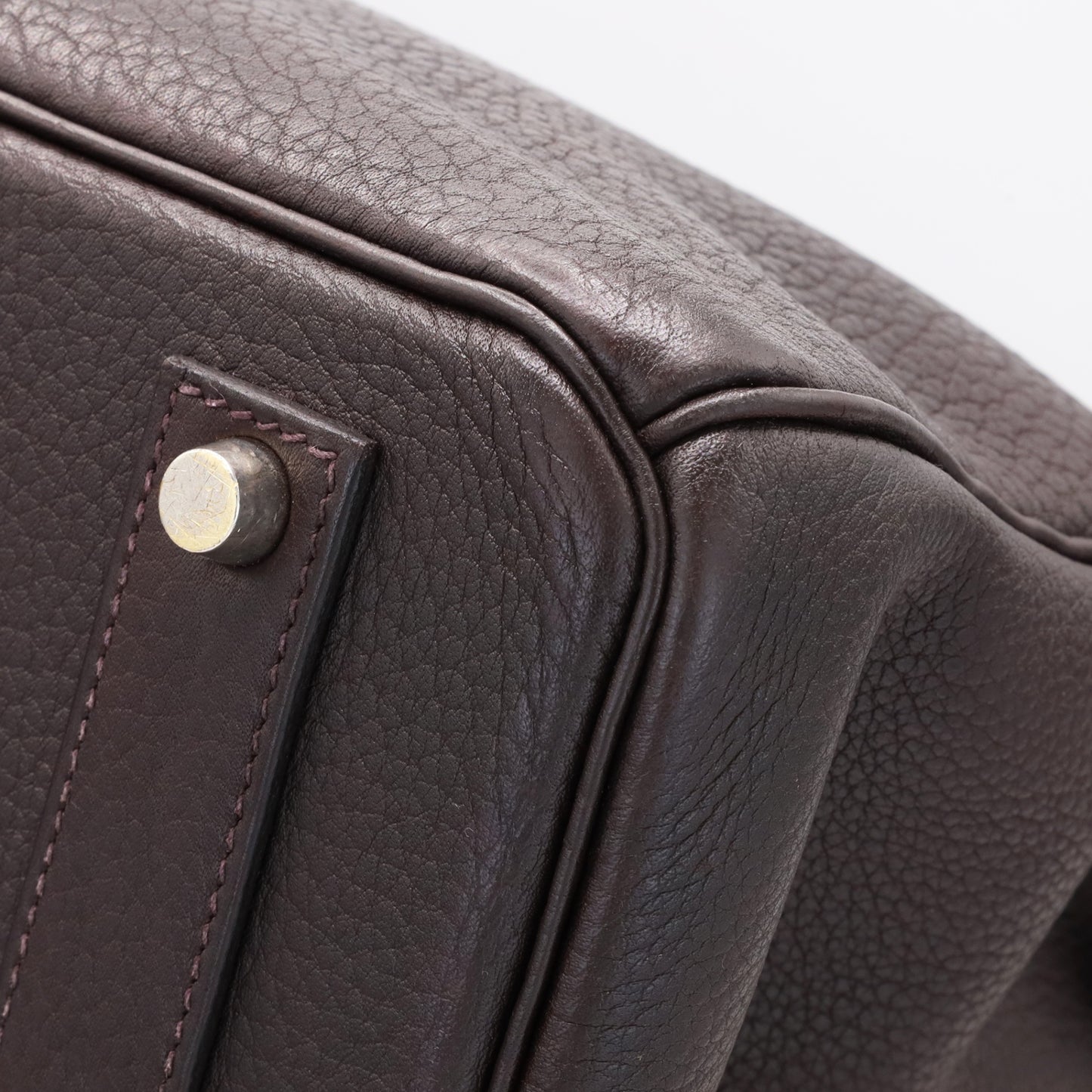 Birkin 45 Long Shoulder Togo Chocolat SS □D stamp